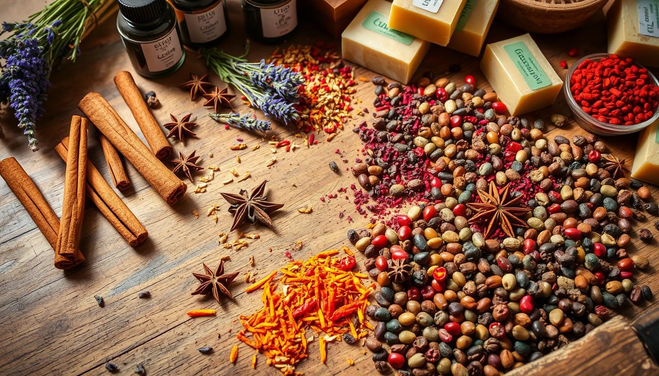 "spices for DIY perfumes and soaps