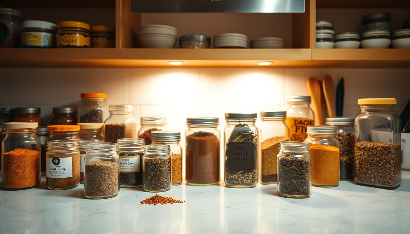 storing spices