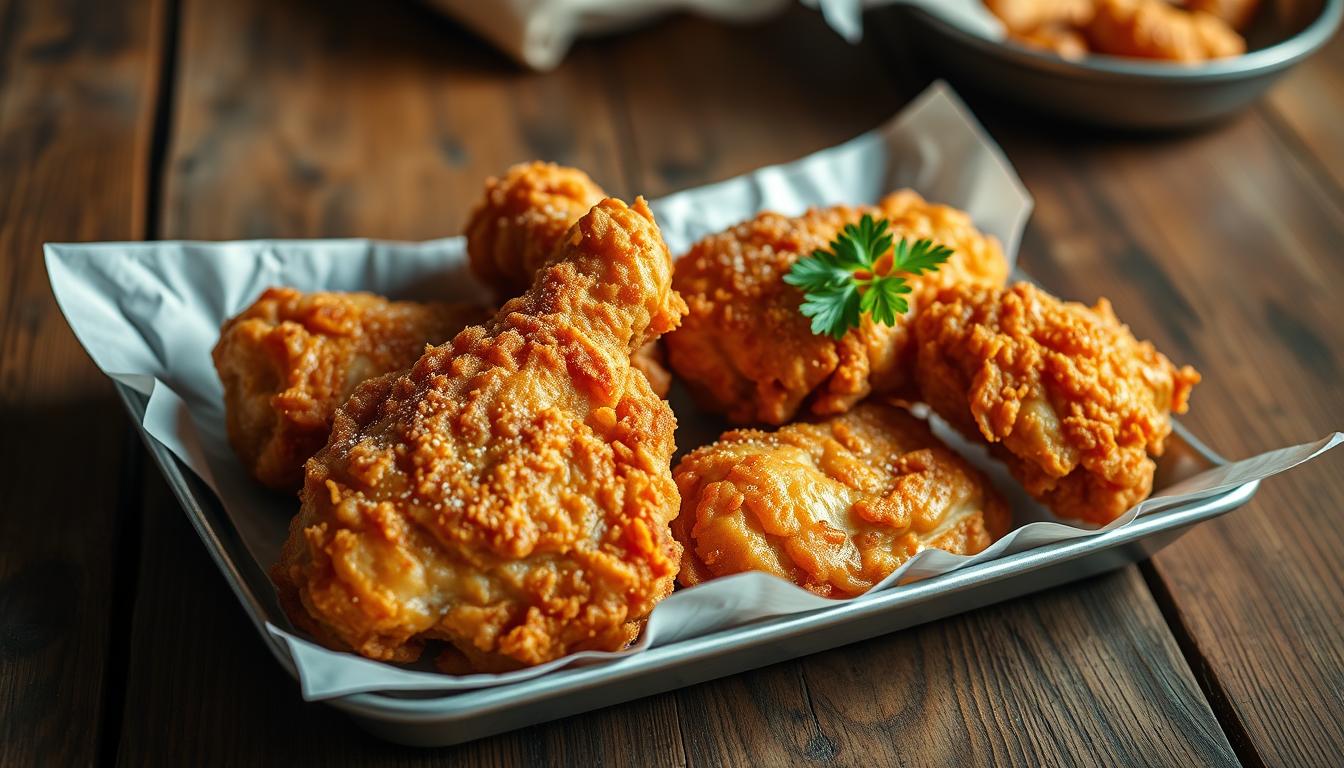 Crispy chicken in an innovative way