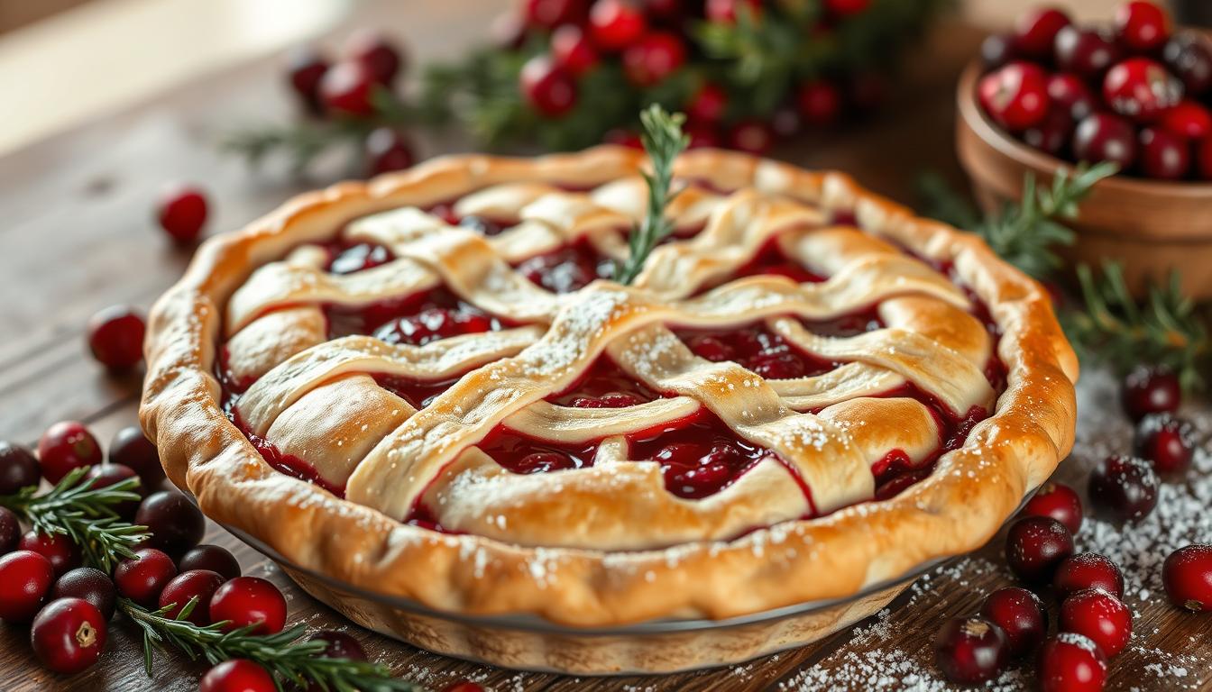 Fresh Cranberry Pie