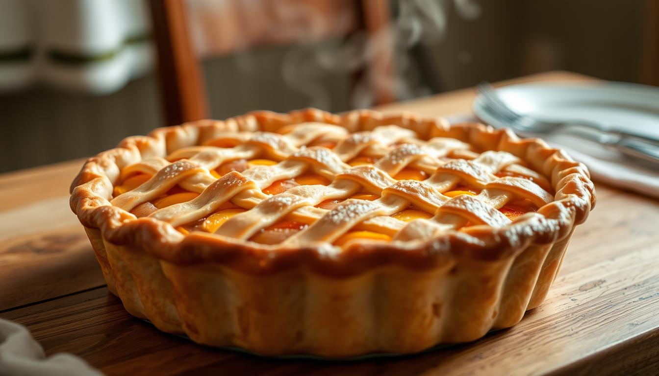 peach and apricot pie